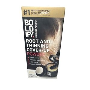 BOLDIFY Hairline Powder Root Cover Up Unisex 4g Light Blonde New Water Resistant